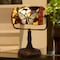 Hastings Home Hastings Home Tiffany Style Butterfly Bankers Lamp 244075YMR - alternate 1